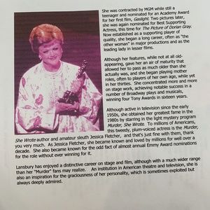 Angela Lansbury Academy Awards dress